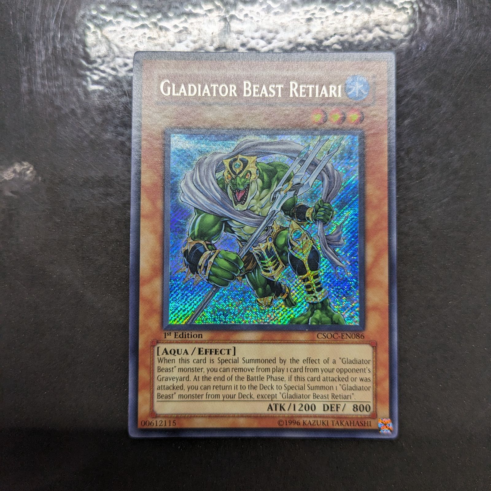 遊戯王 英語版 剣闘獣レティアリィ CSOC-EN086 1st Edition 遊戯王 英語版 剣闘獣レティアリィ CSOC-EN086 1st Edition
