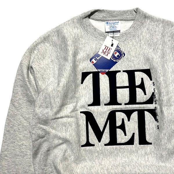 Metropolitan Museum Met Campus Champion Sweatshirtメトロポリタンミュージアム オリジナル チャンピオン  リバースウィーブ スウェットシャツ【80059407-gray】 - トレーナー・スウェット