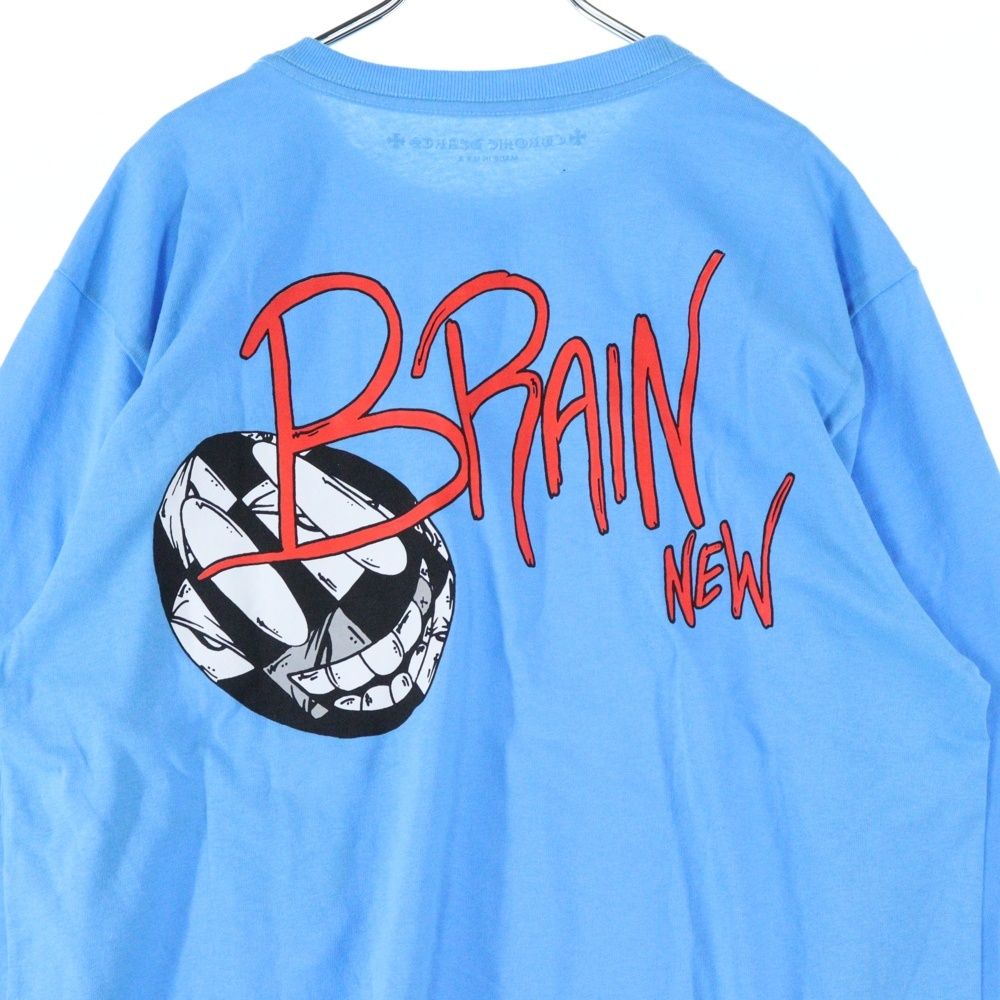 クロムハーツ 長袖カットソー PPO BRAIN NEW LS サイズ:XL 長袖カットソー 中古 OM10 クロムハーツ PPO BRAIN NEW LS MATTY BOYブレインニュープリント長袖