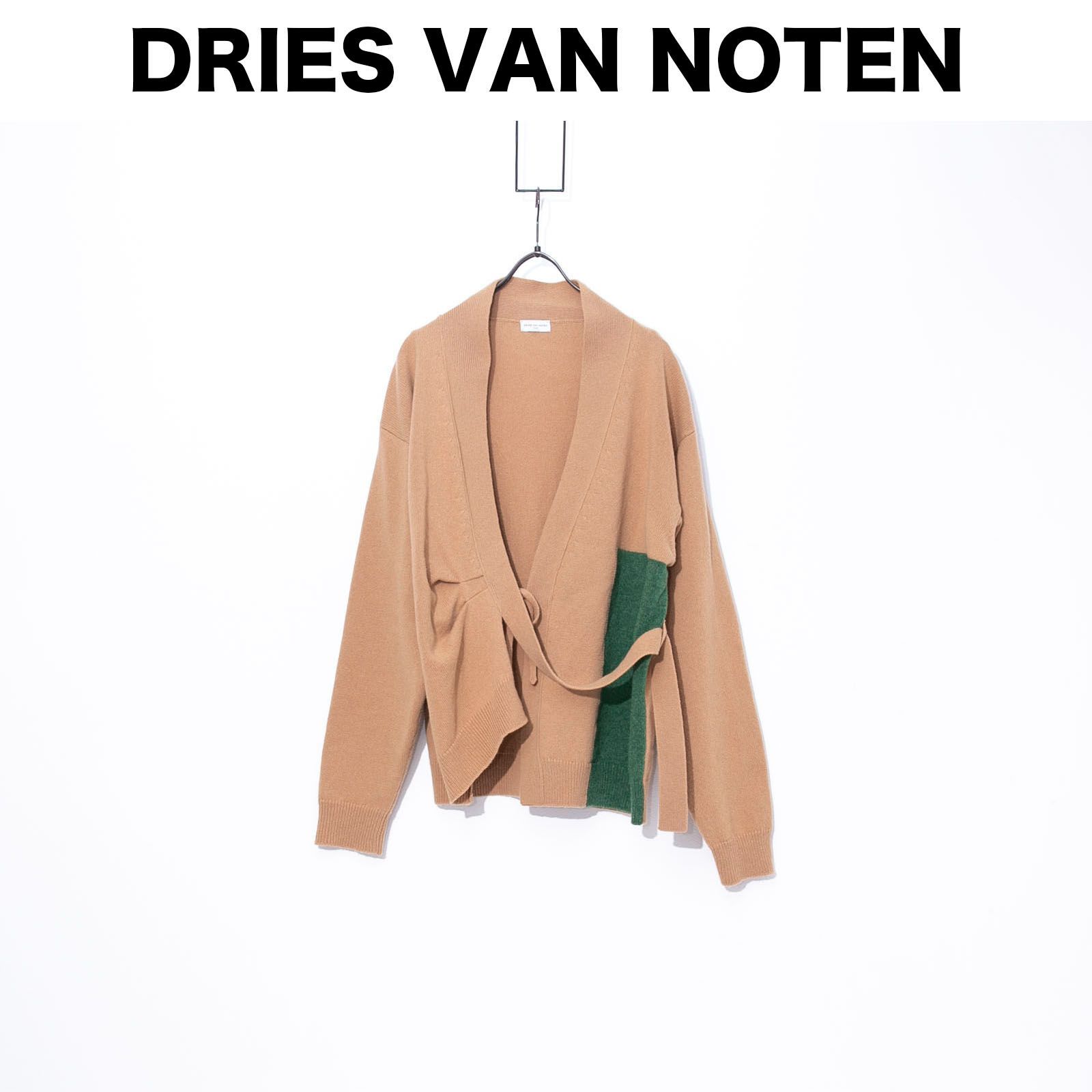 DRIES VAN NOTEN アシンメトリー カーディガン