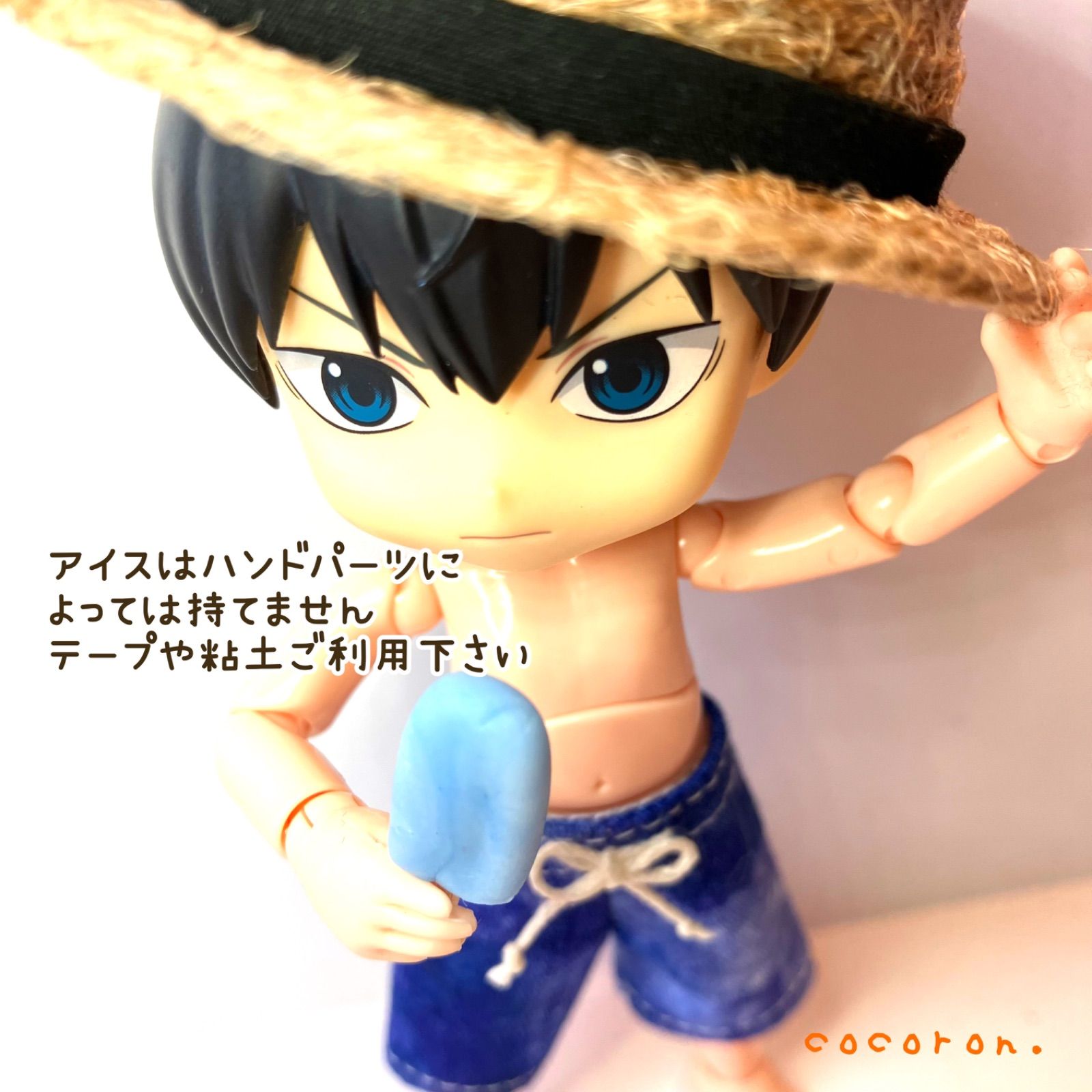 受注生産 オビツ11サイズ カンカン帽 あまむす ねんどろいどどーる等に 受注生産 オビツ11サイズ カンカン帽 あまむす ねんどろいどどー