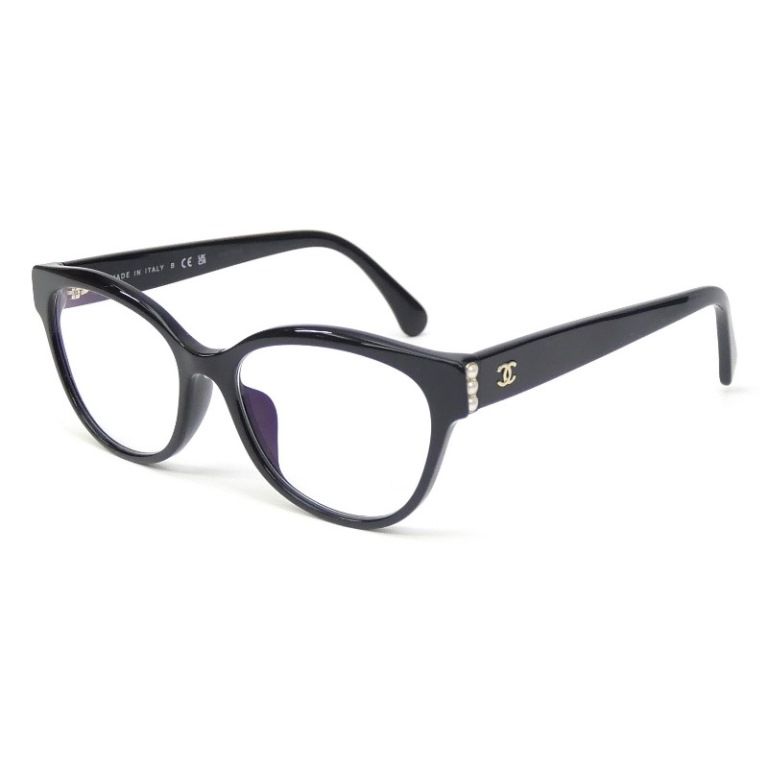 シャネル 【美品】22AW 3440-H-A c.622 イミテーションパール CCココマーク メガネフレーム 53□16-140 CHANEL - シャネル 【美品】22AW 3440-H-A c.622 イミテーションパール