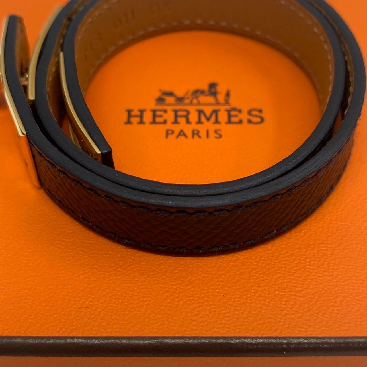 極美品】HERMES エルメス ケリー ドゥブルトゥール ブレスレット 