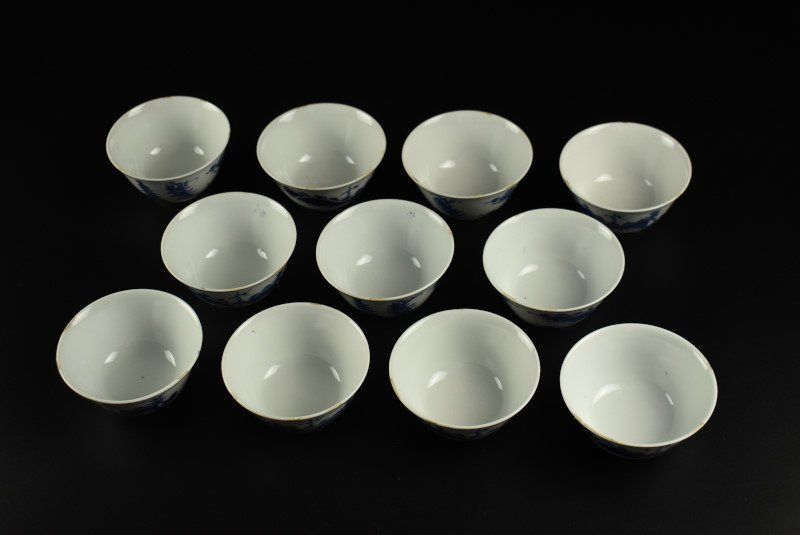 専用　中国美術　煎茶碗色々7点　口径約7.5㎝　東Y7-0512② 古美術 古染付煎茶碗 | しぶや黒田陶苑