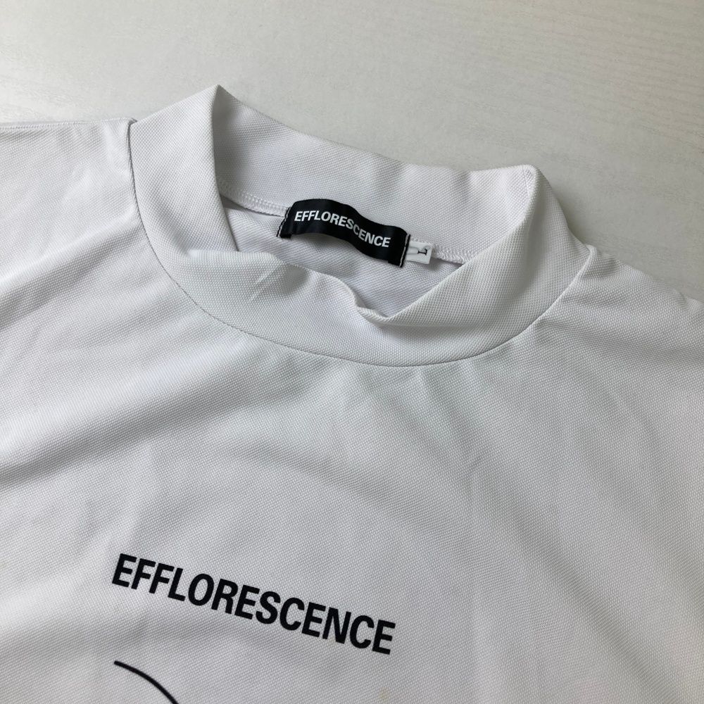 エフロレッセンス モックネック半袖Tシャツ