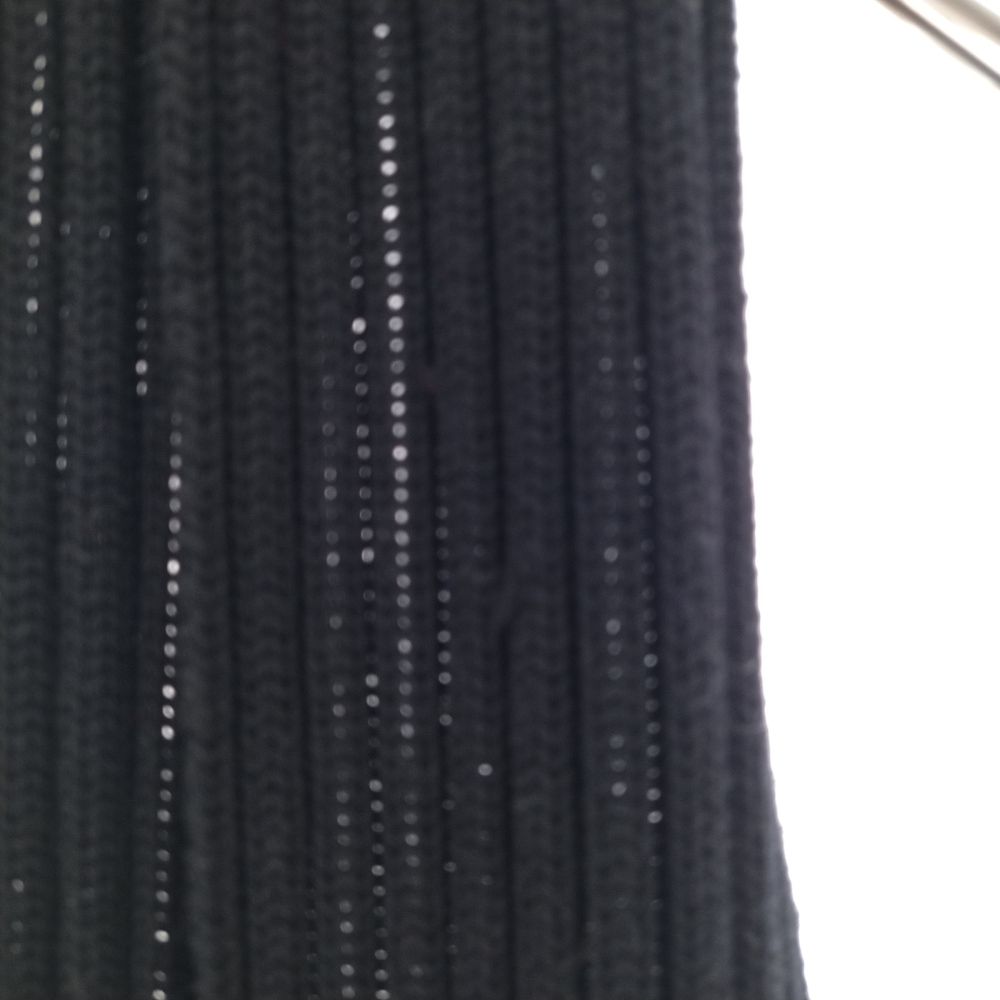 MONCLER (モンクレール) SCIARPA ロゴワッペン付きウールマフラー