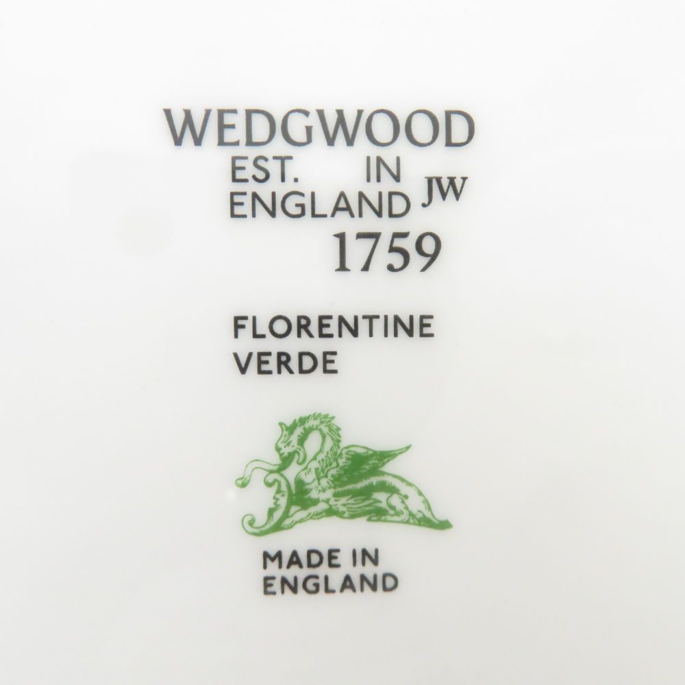 美品 WEDGWOOD ウェッジウッド フロレンティーンヴェルデ スープ  