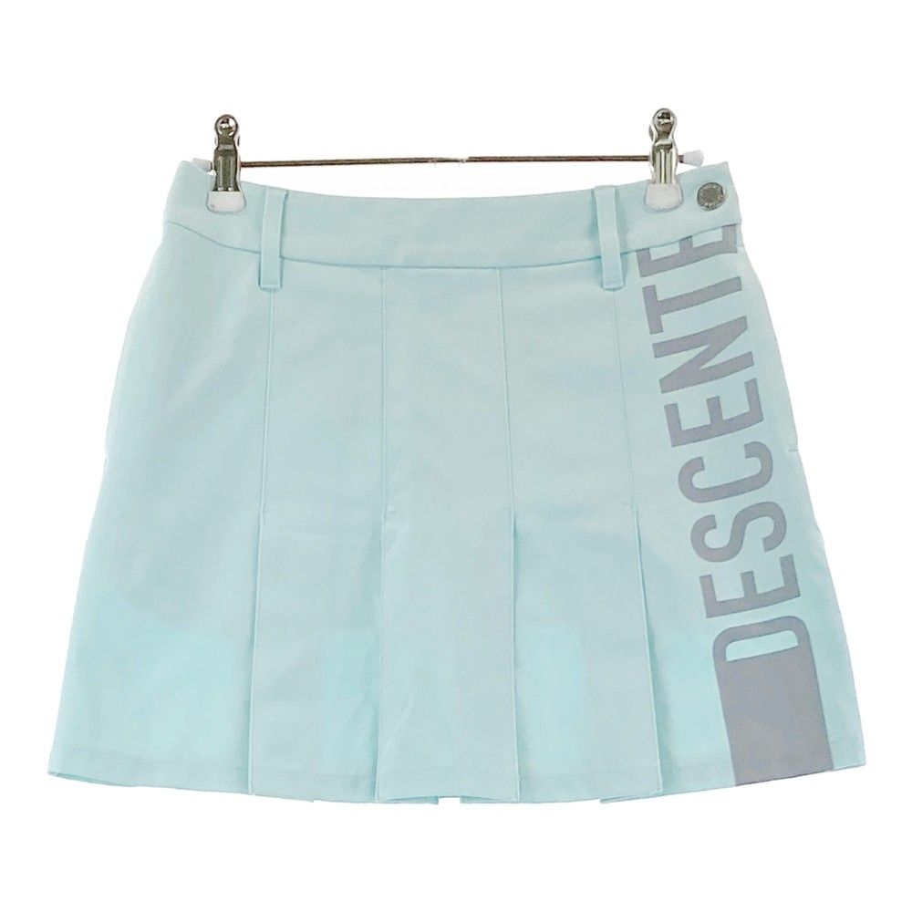 サイズ：58/SS DESCENTE GOLF デサントゴルフ プリーツスカート ブルー