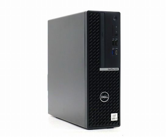 DELL OptiPlex 5080 SFF Core i3-10100 3.6GHz 8GB 512GB(新品NVMe SSD) DisplayPort x2/アナログRGB出力 Windows11 Pro 難有 中古