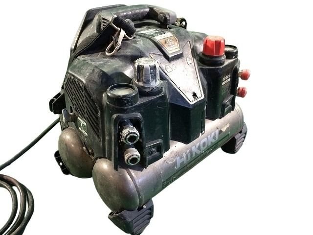 品 HIKOKI ハイコーキ 100V 8L 常圧 高圧 エアコンプレッサー EC1245H3 黒 ブラック エアーツール