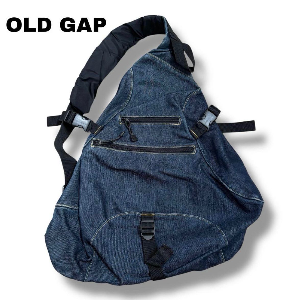 OLD GAP 90s ビッグサイズ デニム スリングバッグ ワンショルダー
