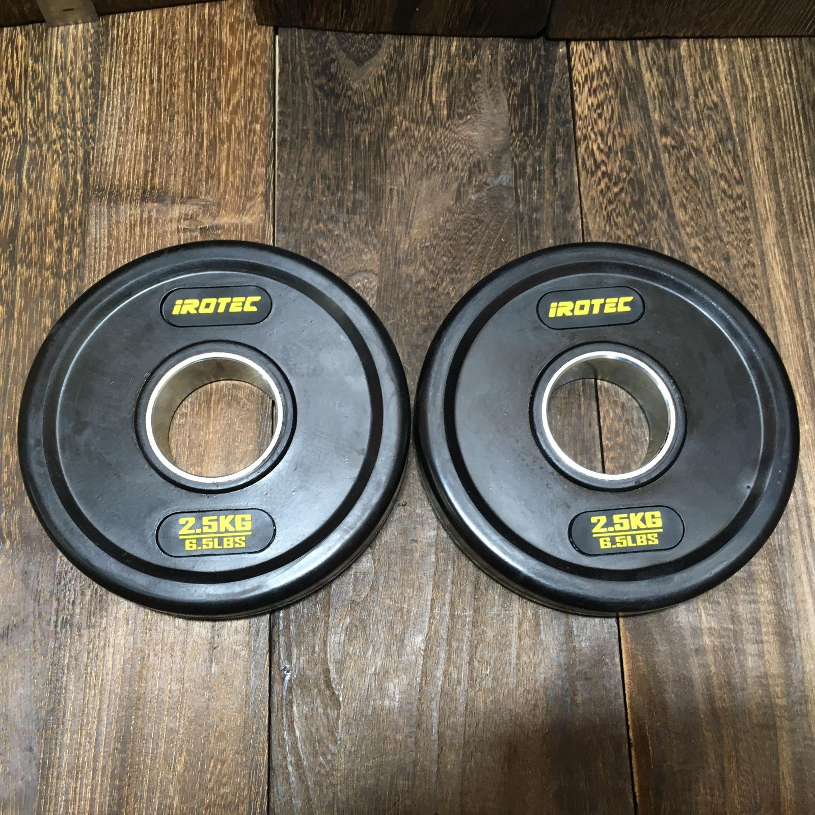 IROTEC アイロテックオリンピックプレート2.5kg 2枚 穴径50mm