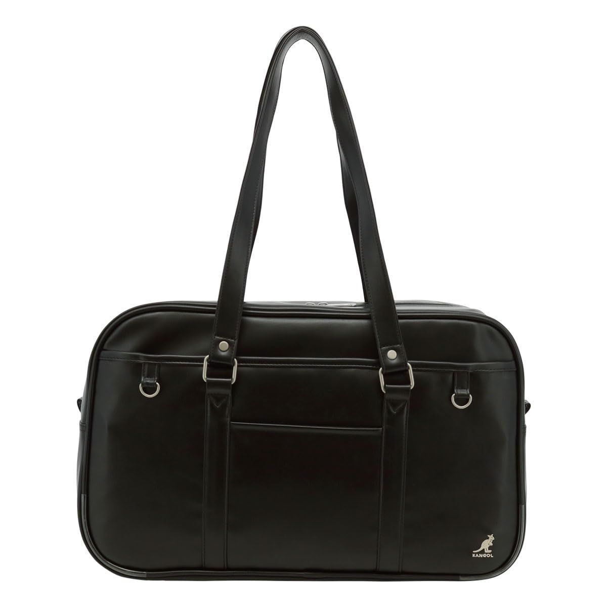 Color 78 ブラック ベージュ カンゴール ボストンバッグ A4 250-1010 スクールバック 通学鞄 おしゃれ 通学 78 ブラック ベージュ USTAUSTRALIA_COM_AU