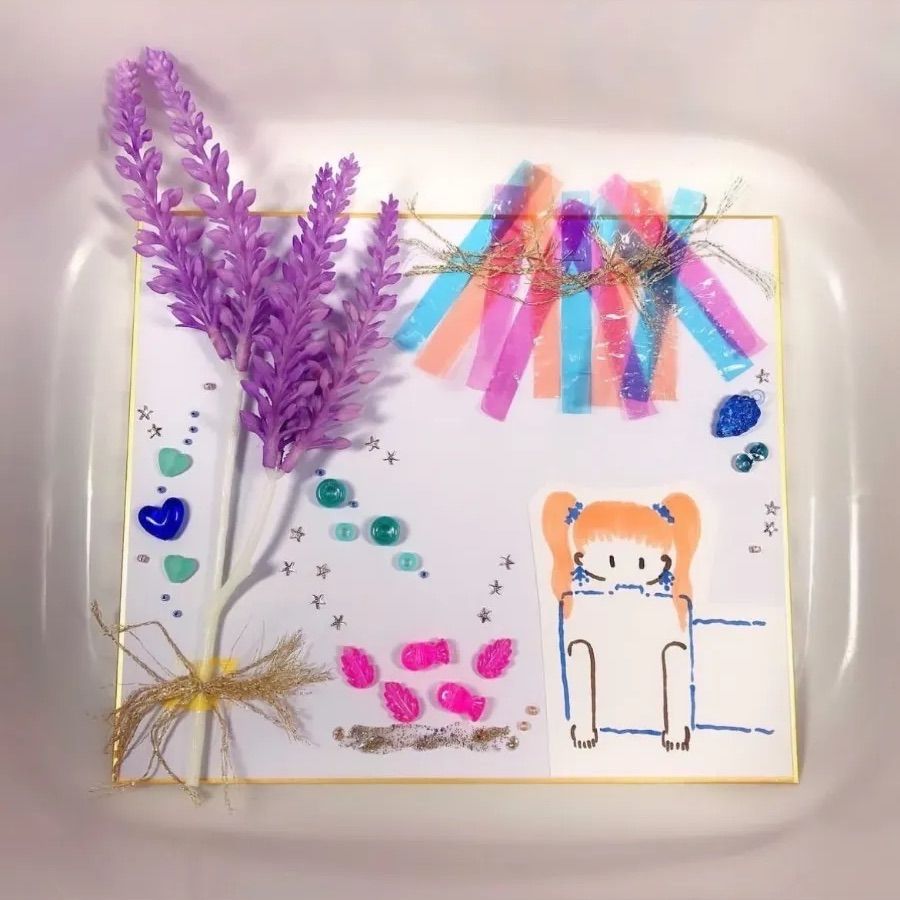 じゃれねこちゃん・ぐでねこちゃんチャーム 金魚×向日葵×スイカ×アイス