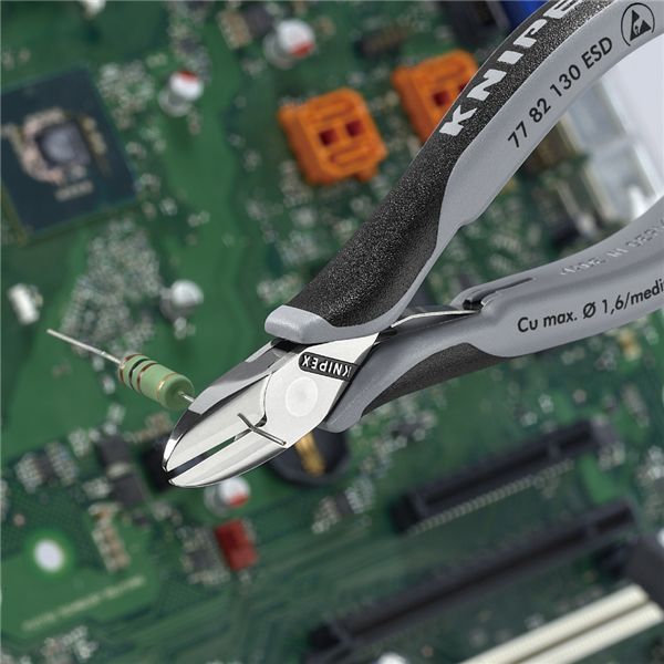 KNIPEX クニペックス エレクトロニクスニッパー ESD 全長130mm 7782-130ESD HRDEVELOPMENT_JP