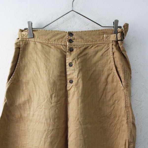 nest Robe ネストローブ リネンサルエルパンツ /ベージュ ボトムス