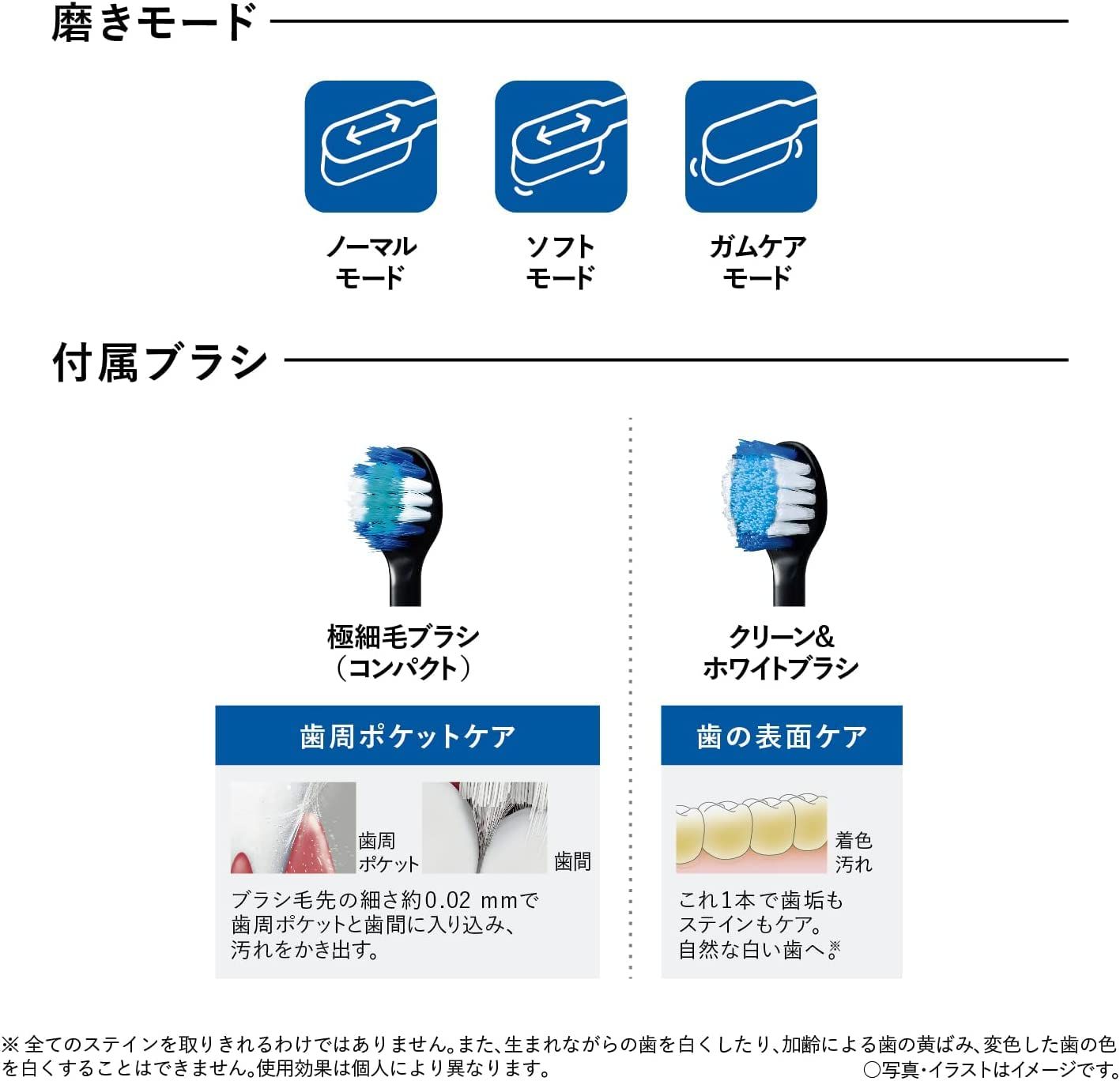パナソニック 電動歯ブラシ ドルツ スタンダードモデル グレー EW-DA46 