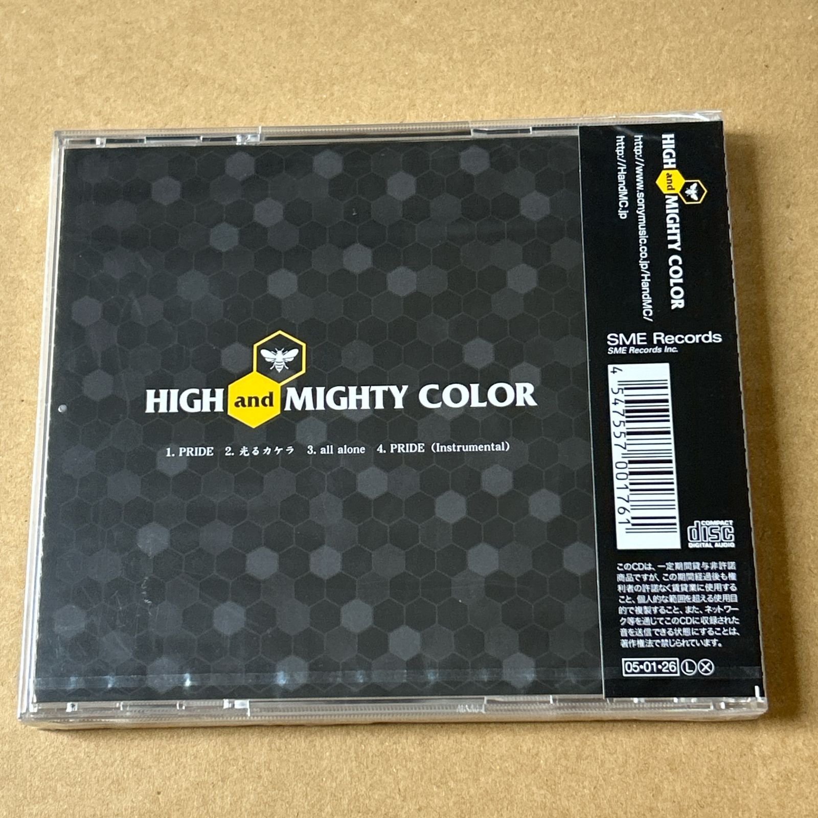 PRIDE HIGH and MIGHTY COLOR CD