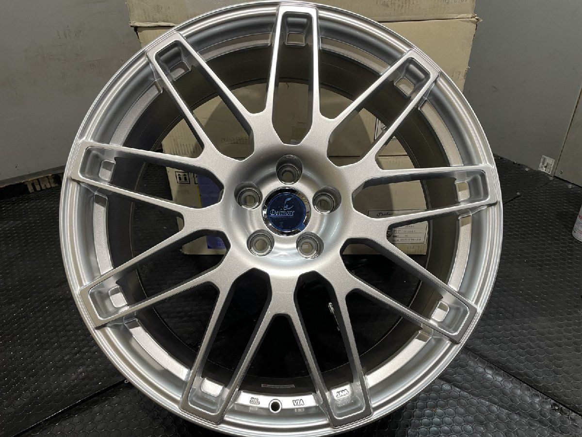 Weds Delmore LCS ウェッズ デルモア 21インチ 4本 8J5HPCD114.3 40 球面ナット クラウン クロスオーバー スポーツ等 MHZ797MY