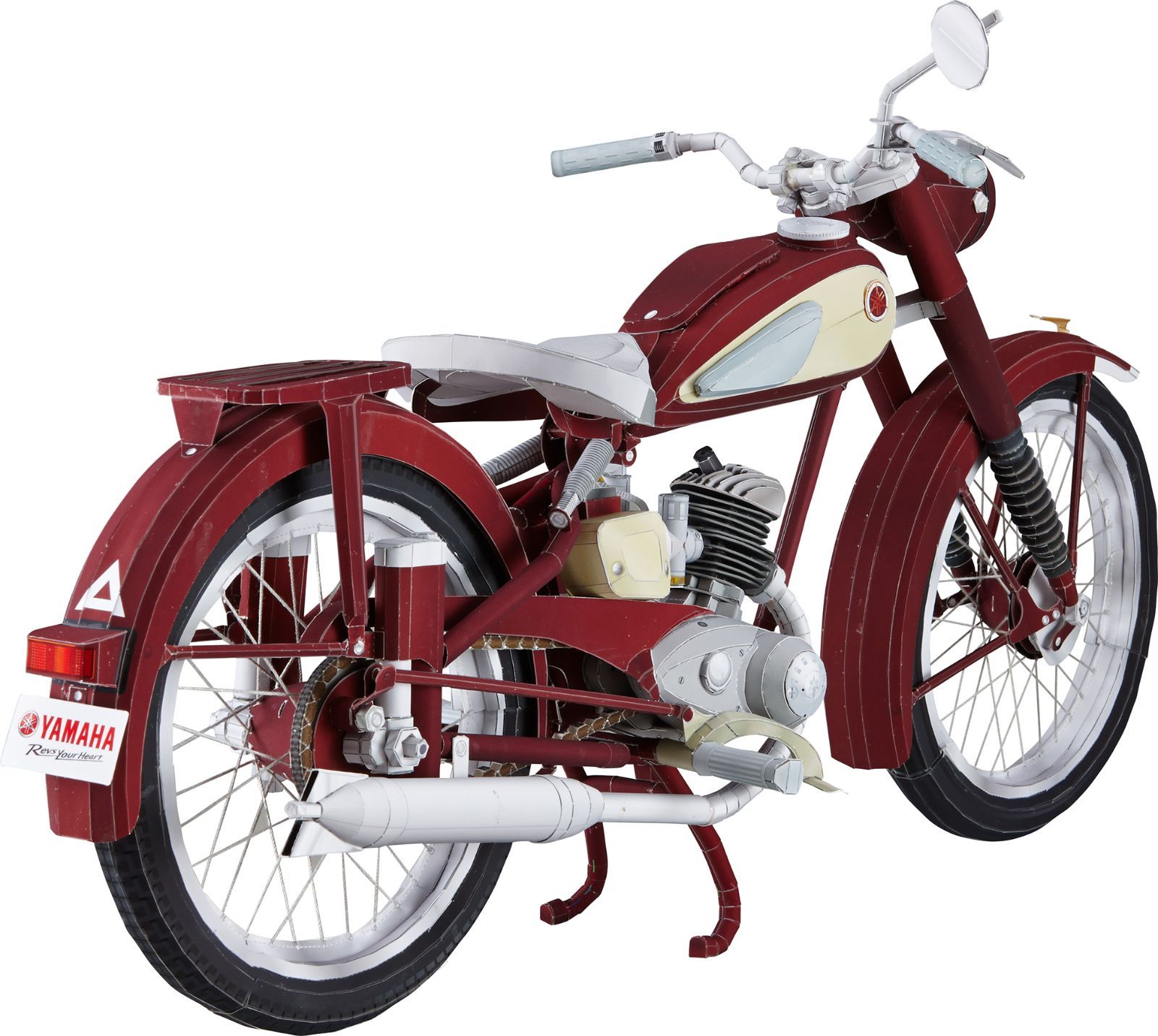 超精密バイクペーパークラフトYAMAHA YA-1 - メルカリ