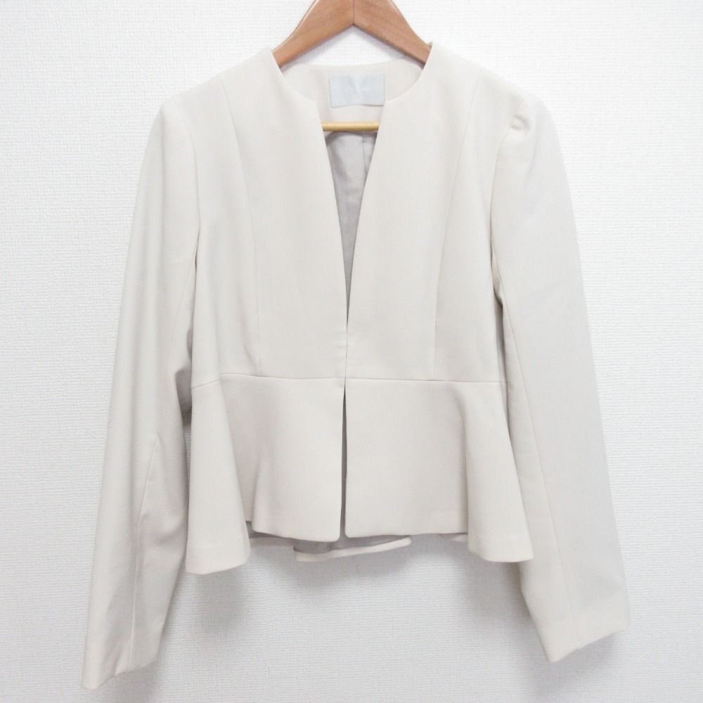 良品 23SS CELFORD セルフォード ノーカラーペプラムジャケット