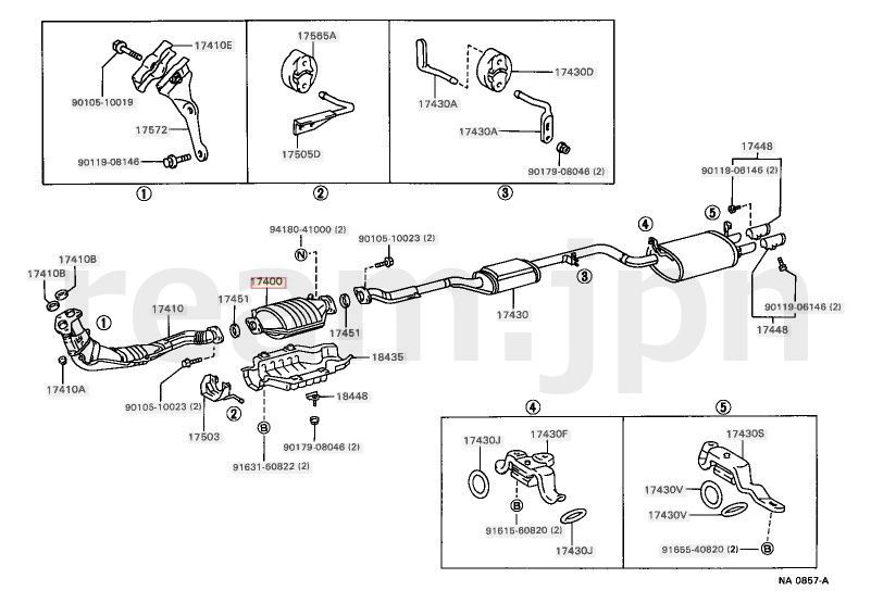 新品 海外トヨタ純正 MA70 スープラ コンバータ コンバーター 触媒