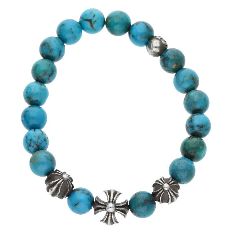 クロムハーツ 8mm BEAD/8mmビーズブレス BEAD8mmターコイズビーズ