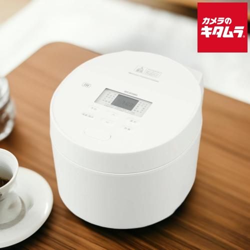 アイリスオーヤマ IHジャー炊飯器 RC-ISA30-W ホワイト 3合炊き