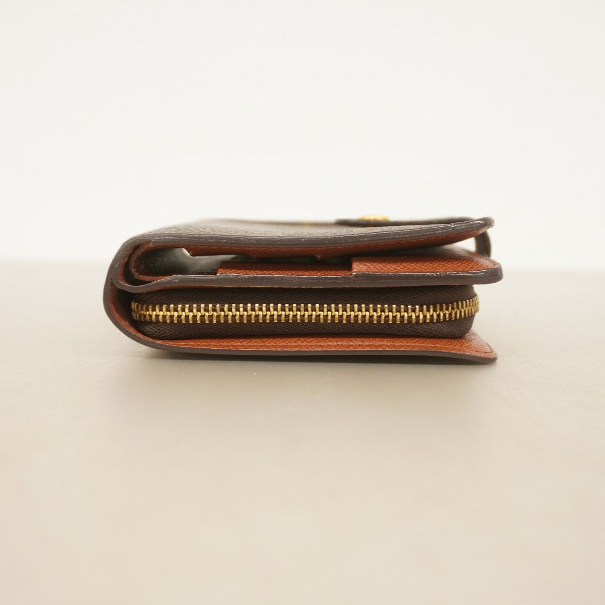 5ie6028-h ルイヴィトン 財布 モノグラム コンパクトジップ M61667 ブラウン レディース