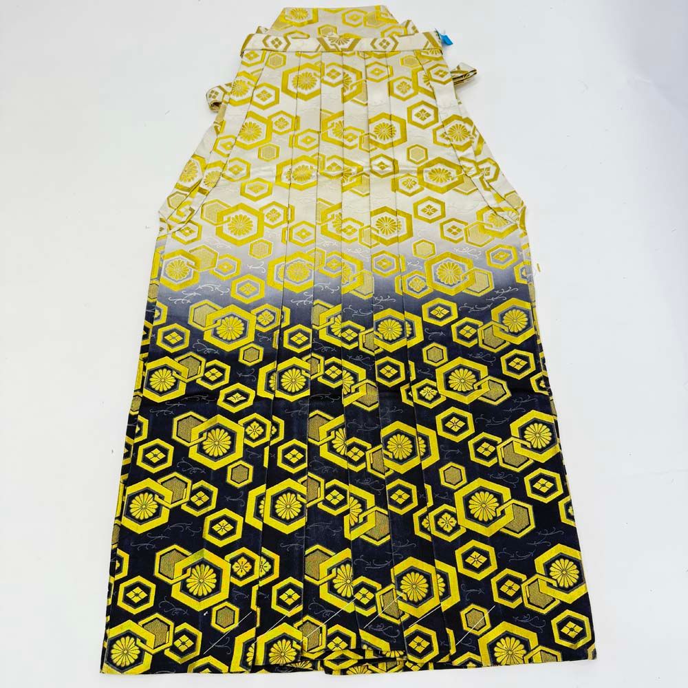 袴 行灯袴 男袴 紐下丈92cm 男性用袴 2Lサイズ 成人式袴 金 黒 4632