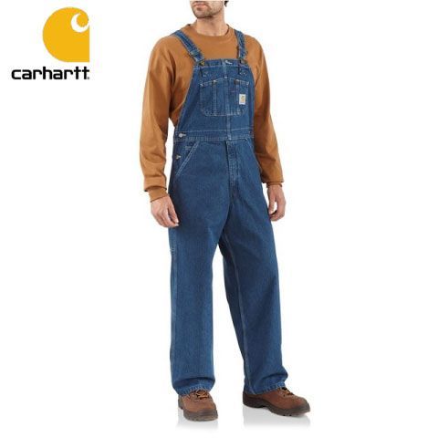 新品未使用！Carhartt WASHED DENIM BIB OVERALLS R07 カーハート デニム オーバーオール サロペット  factory second イレギュラー品 (1144) - メルカリ