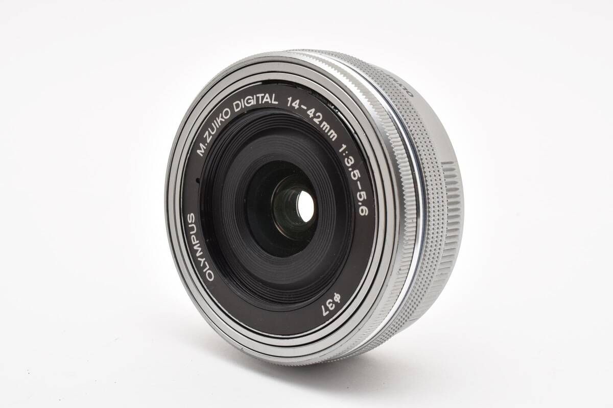 M.ZUIKO 14-42mm EZ シルバー パンケーキ オリンパス 電動パンケーキ