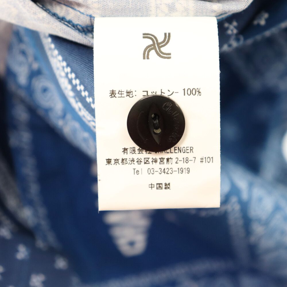 CHALLENGER (チャレンジャー) 22SS S/S BANDANA SHIRT バンダナ半袖