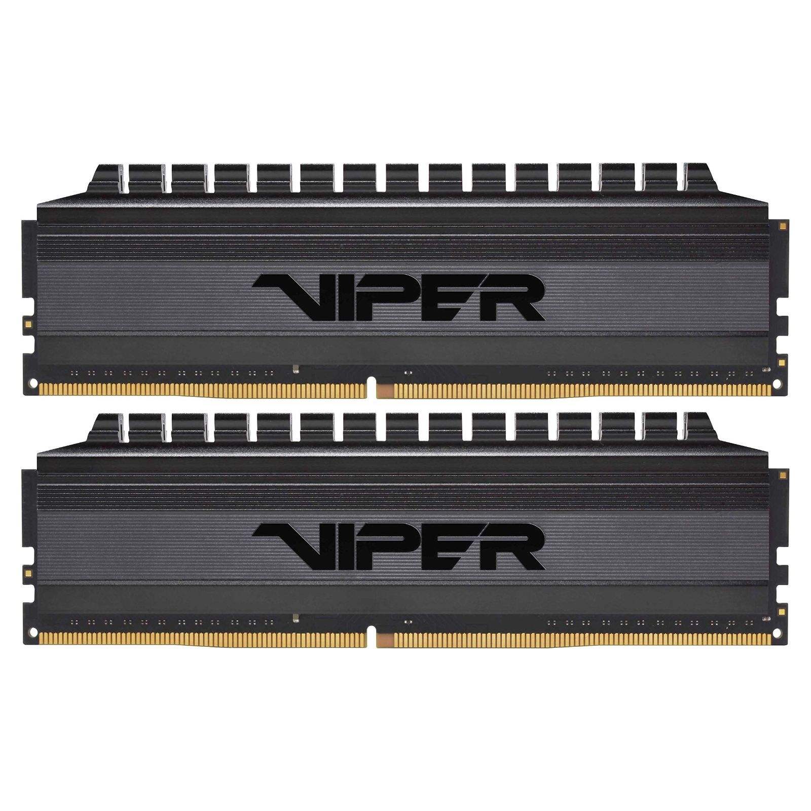 3000MHZ 8GB Patriot Memory Viper4 Blackout Series DDR4 3000MHz PC4-24000 8GB (4GB x 2枚) プレミアムブラックヒートシンク デスクトップ用メモリ PVB48G300C6K