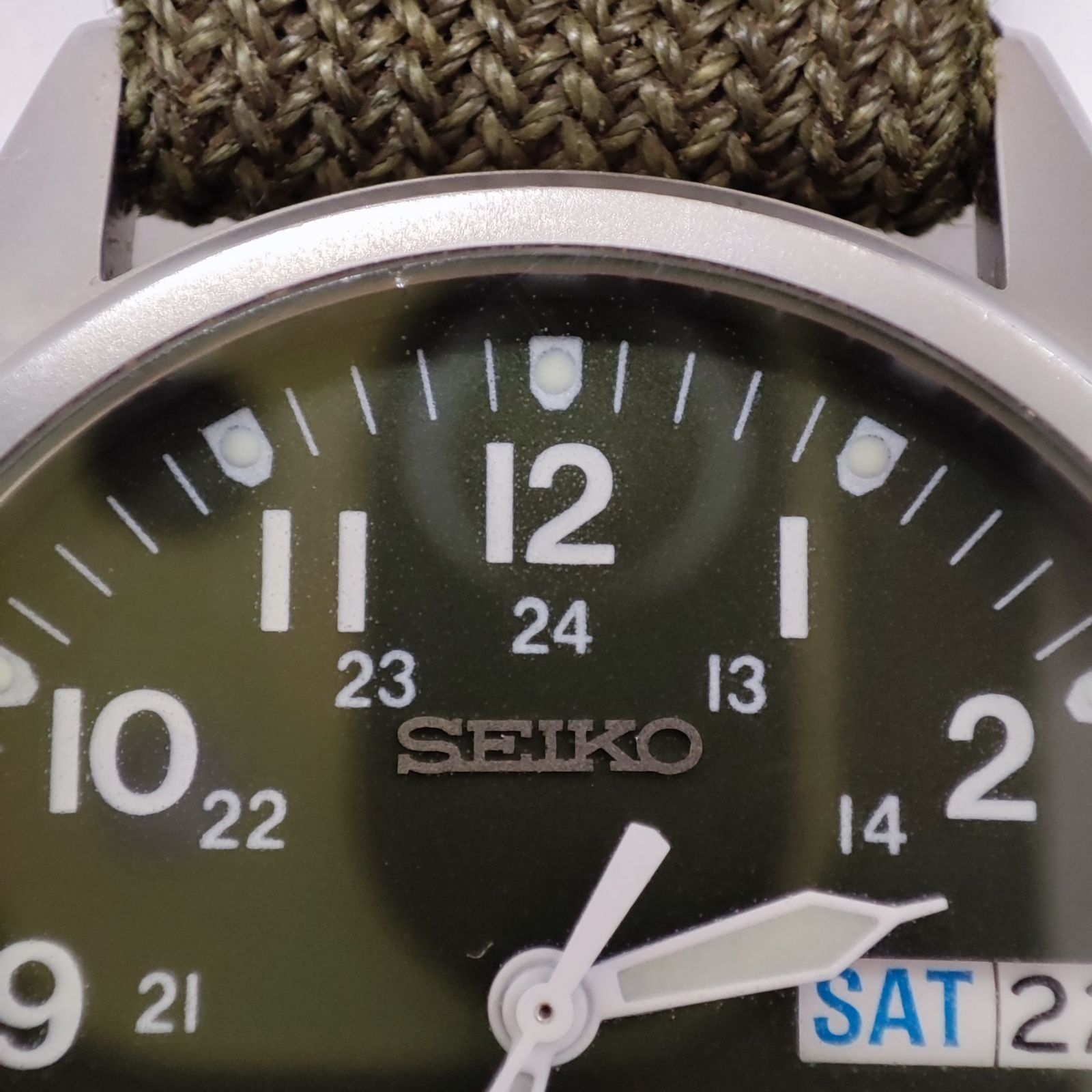 SEIKO セイコー 7S26-00D0 グリーン文字盤×シルバーケース SEIKO セイコー 7S26-00D0 グリーン文字盤×シルバーケース