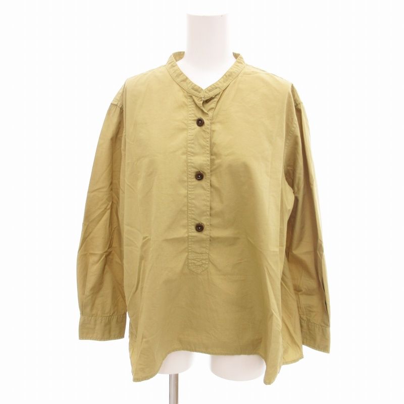 マーガレットハウエル リネン プルオーバー シャツ ブラウス mhl