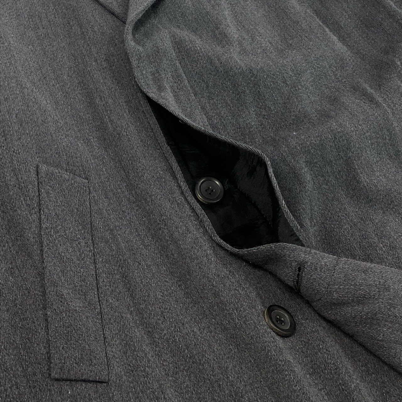 60f20 GIORGIO ARMANI ジョルジオアルマーニ ウールチェスターコート