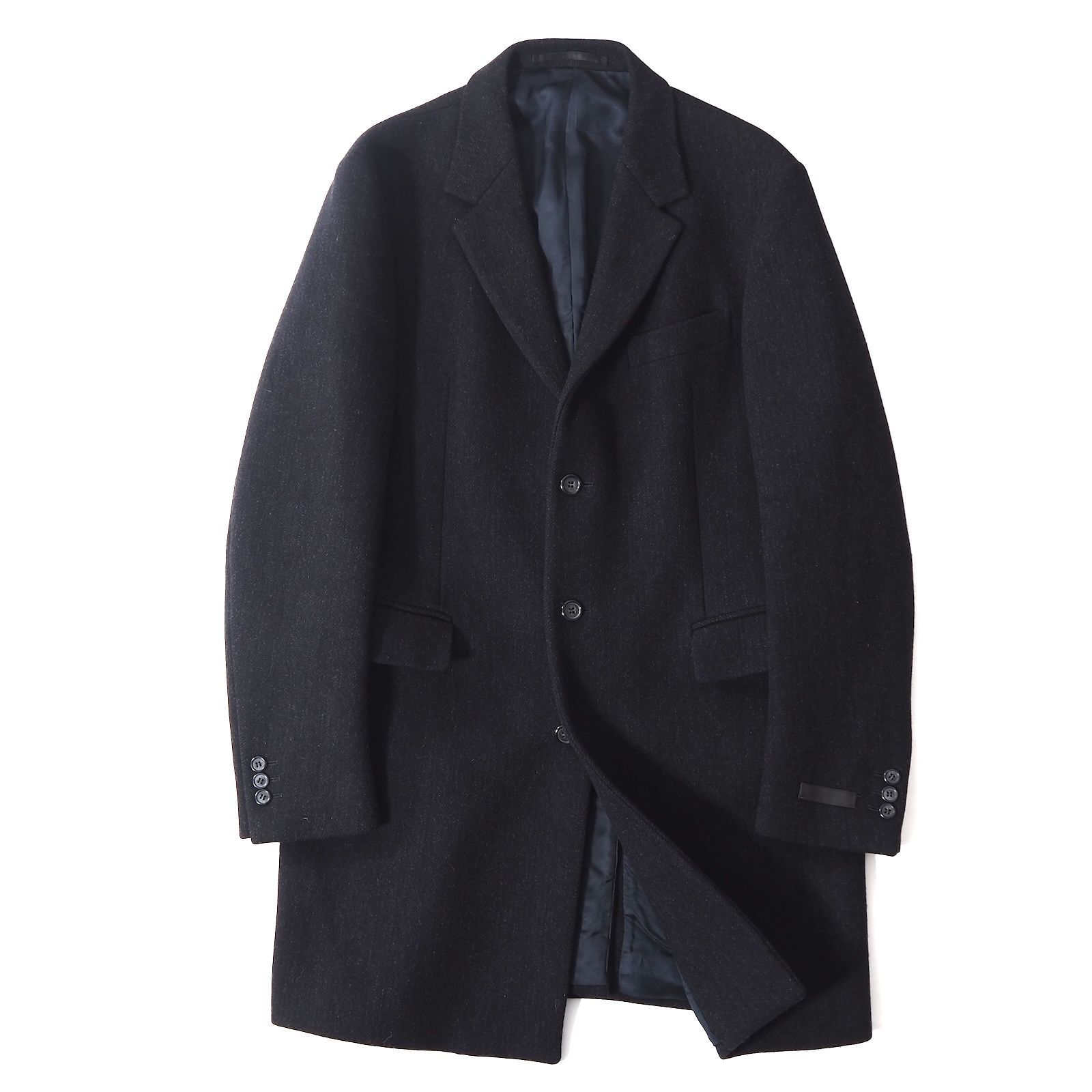 PRADA ダークグレー チェスターコート PRADA ダークグレー チェスターコート
