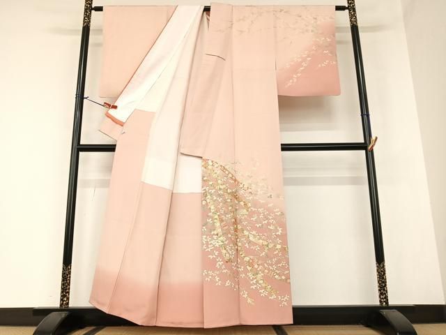 平和屋着物○人形作家・ホリヒロシ 訪問着 霞文 暈し染め 金彩 鬼