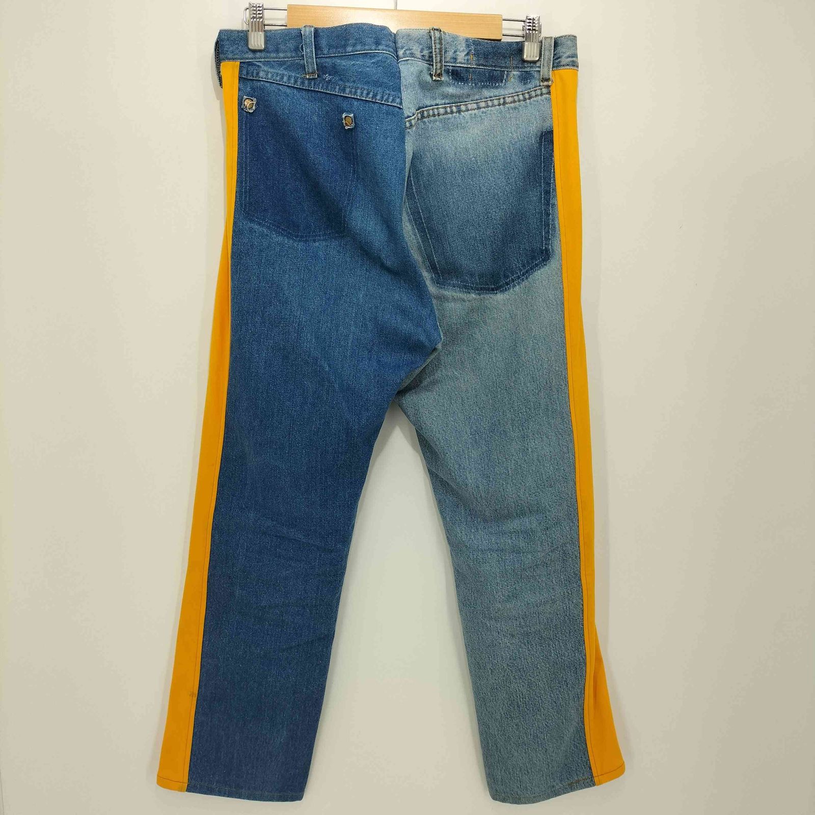 ナナナナサーカ 77circa 再構築 リメイクサイドラインデニムパンツ