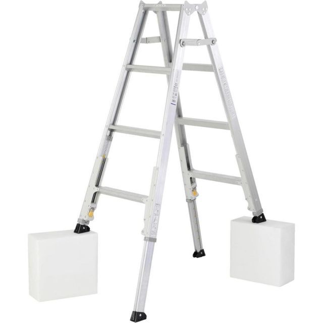 ALINCO アルインコ 伸縮脚付 脚立 KARU KARU-150 伸縮脚立 ダブルロック はしご 脚立 軽量 脚立