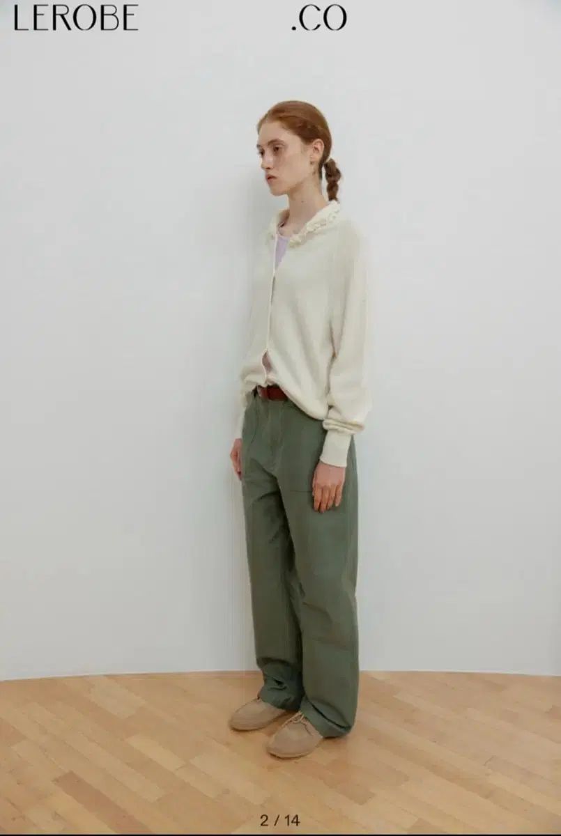 良品 24AW JENNE ジェンヌ ロービングふんわりカーデ ニット
