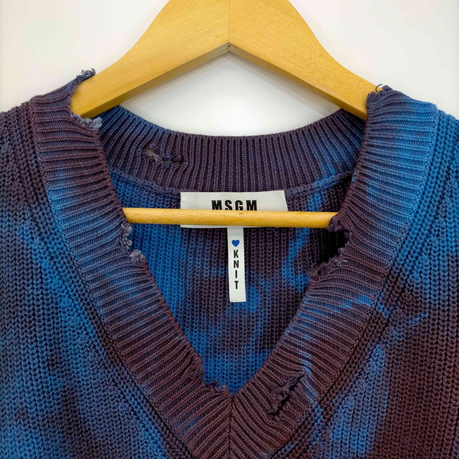 エムエスジーエム MSGM タイダイニットベスト メンズ import：S MSGM 