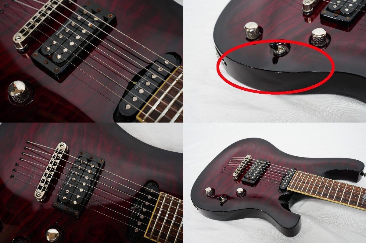 ☆SCHECTER☆Diamond Series 007 ELITE 7弦ギター Black Cherry