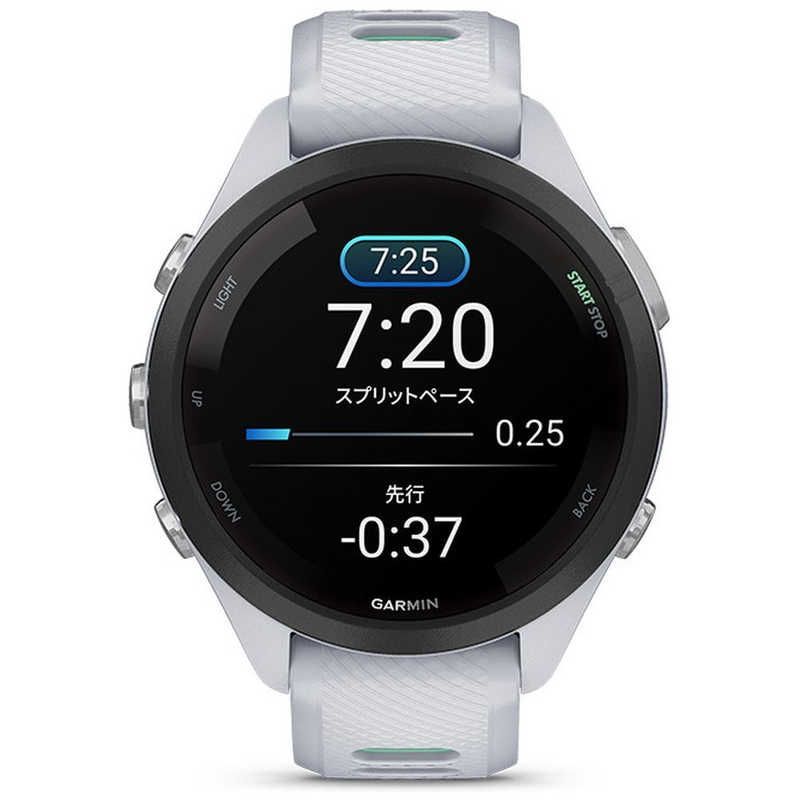 新品 未使用 未開梱】GARMIN スマートウォッチ Forerunner 265S White 
