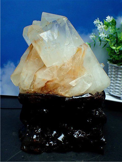 2720G◆超強いパワーヒマラヤ産天然水晶クラスターYT2B6|490B59D