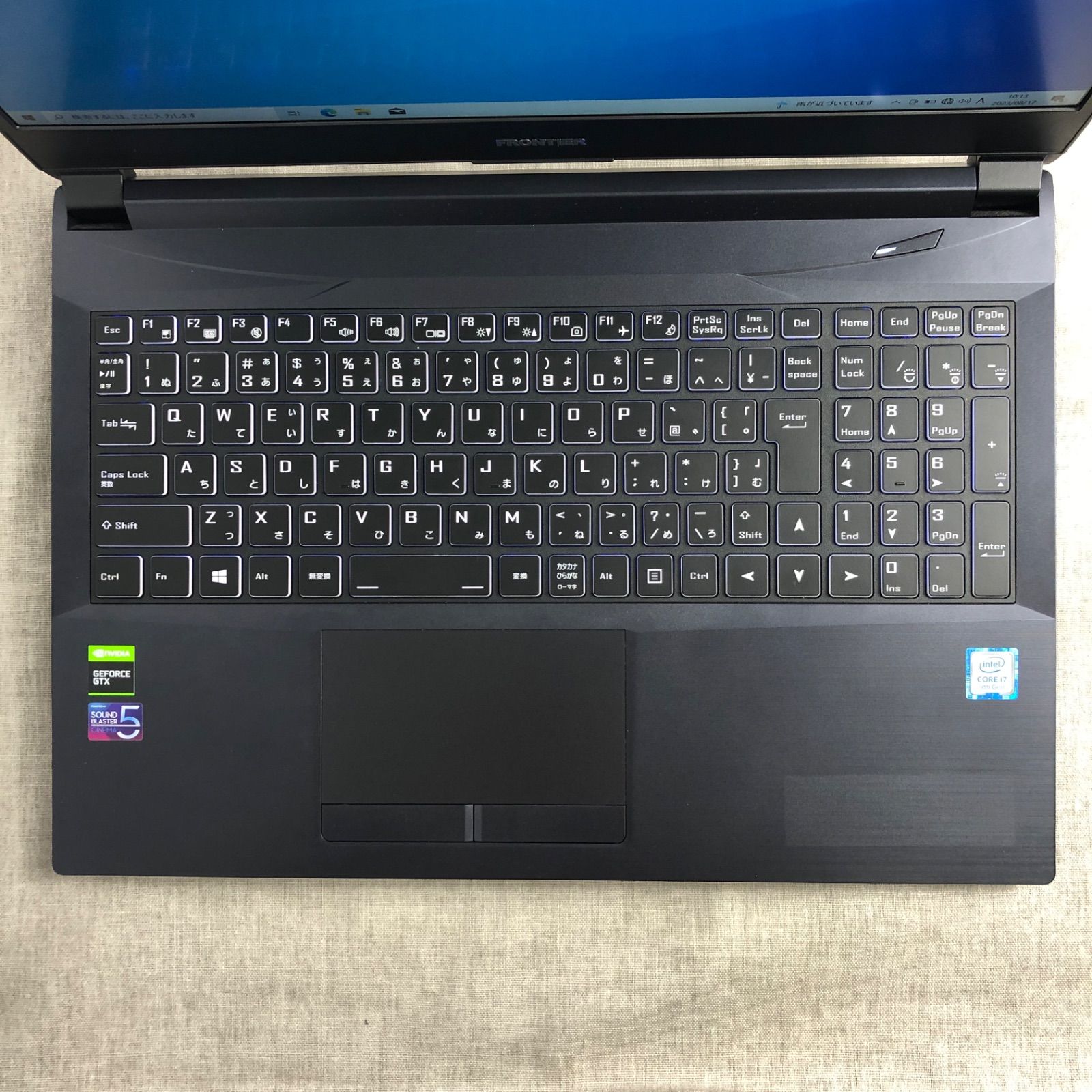 ゲーミングノートPC インバースネット FRONTIER フロンティア LNC190【i7-9750H・GTX1650】/LT-231303（033323）  - メルカリ