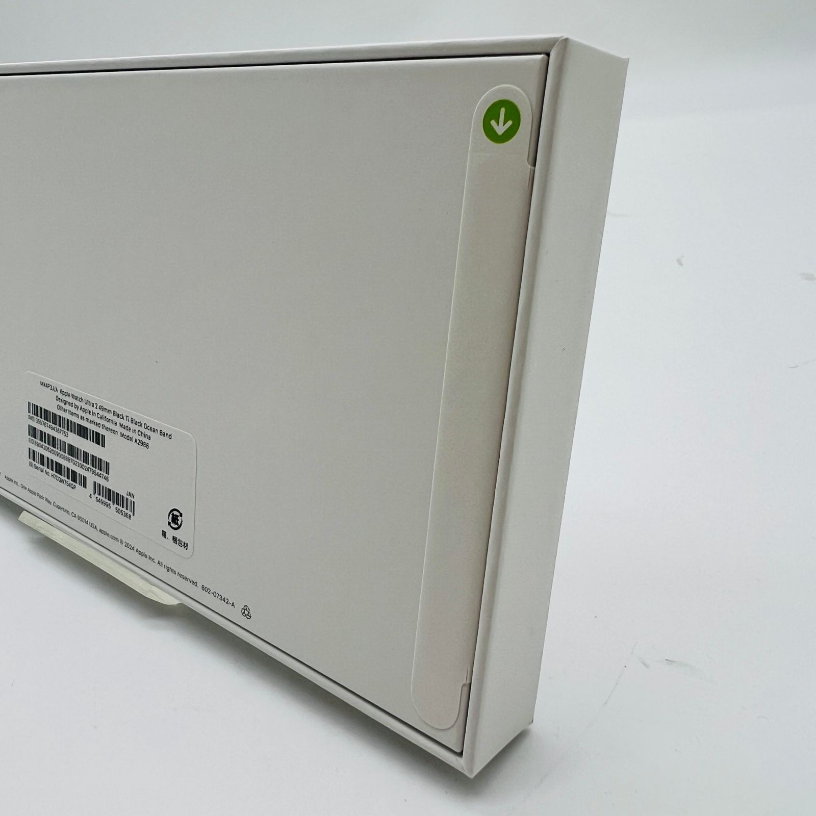 49mmブラックチタニウムケースとブラックオーシャンバンド MX4P3J