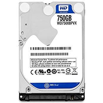 中古】WD HDD 内蔵ハードディスク 2.5インチ 750GB WD Blue