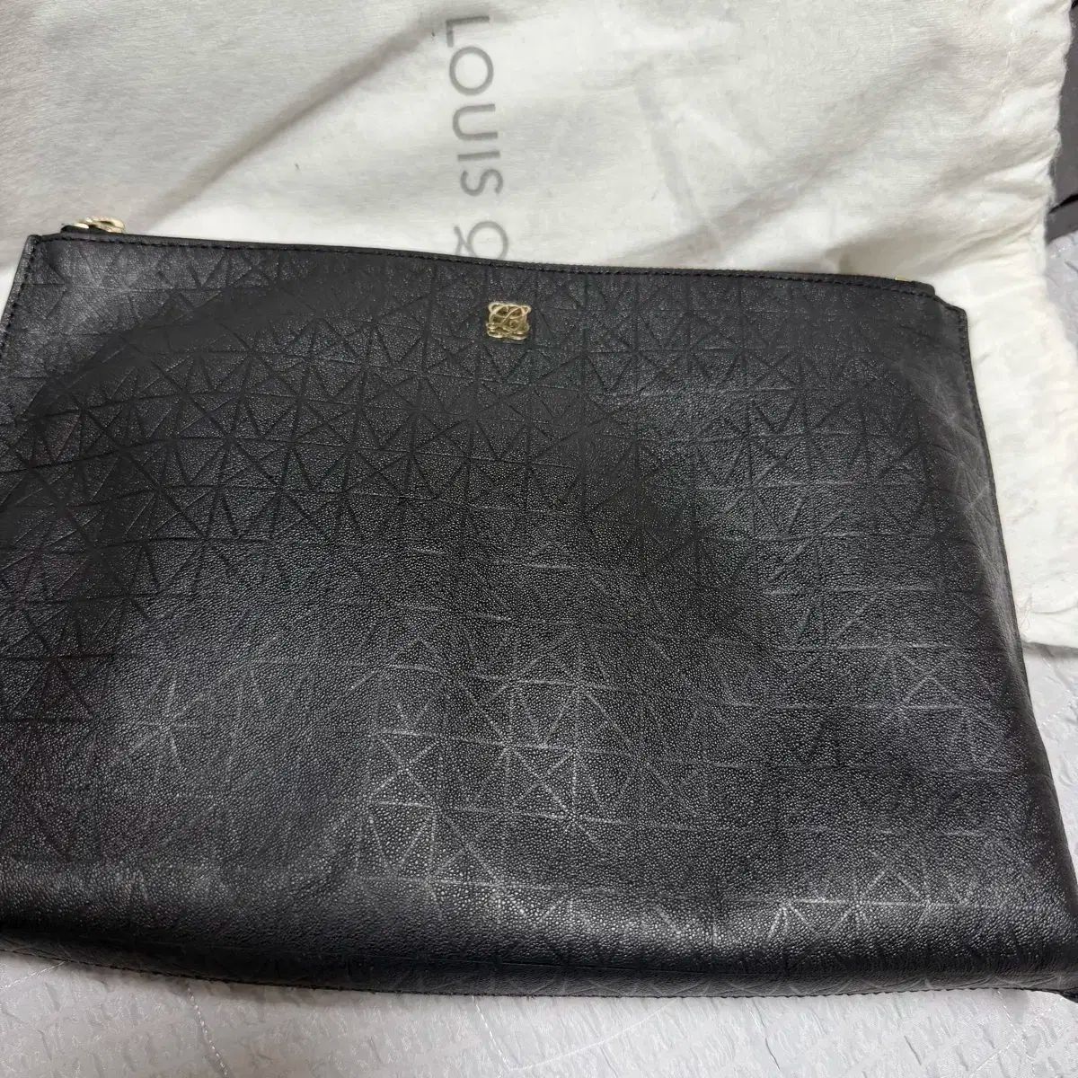 ルイキャトルズ レディース クラッチバッグ ブラック